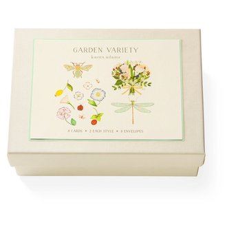 KAREN ADAMS Garden Variety Note Card Box