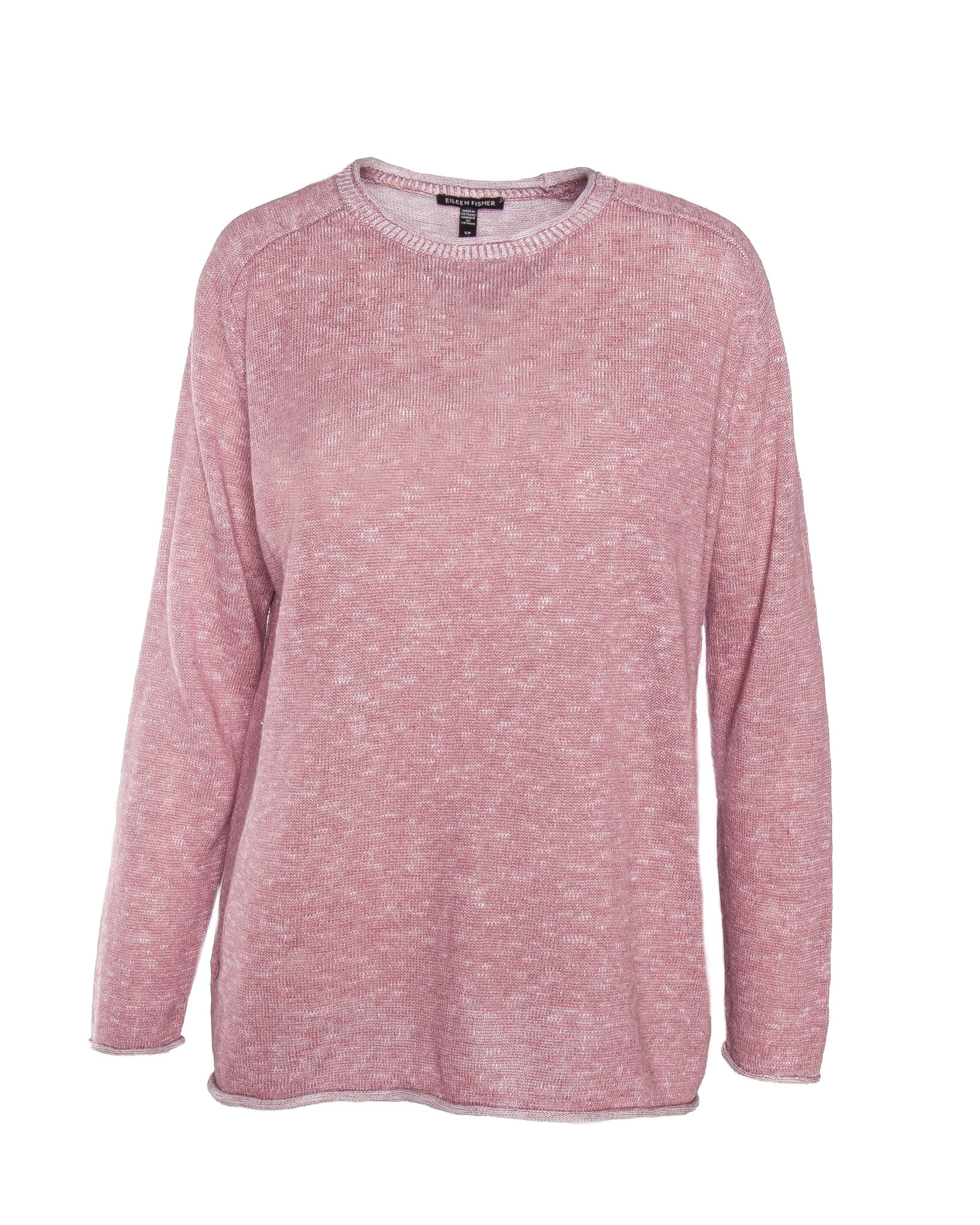EILEEN FISHER Crew Neck Flatt Saddle 