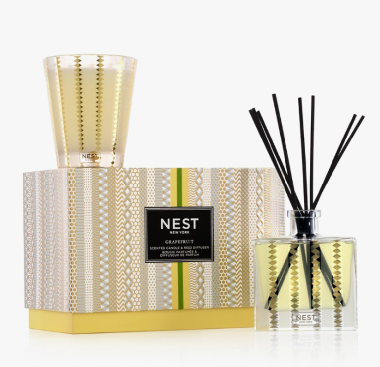 NEST NEST Grapefruit Classic Candle & Reed Diffuser Set