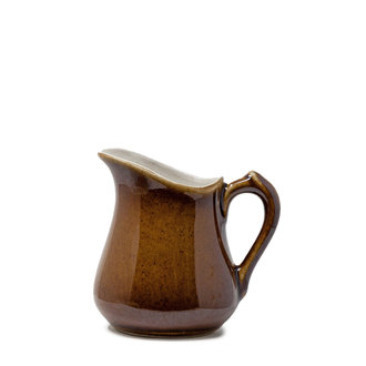 KISS THAT FROG Small Brown Creamer