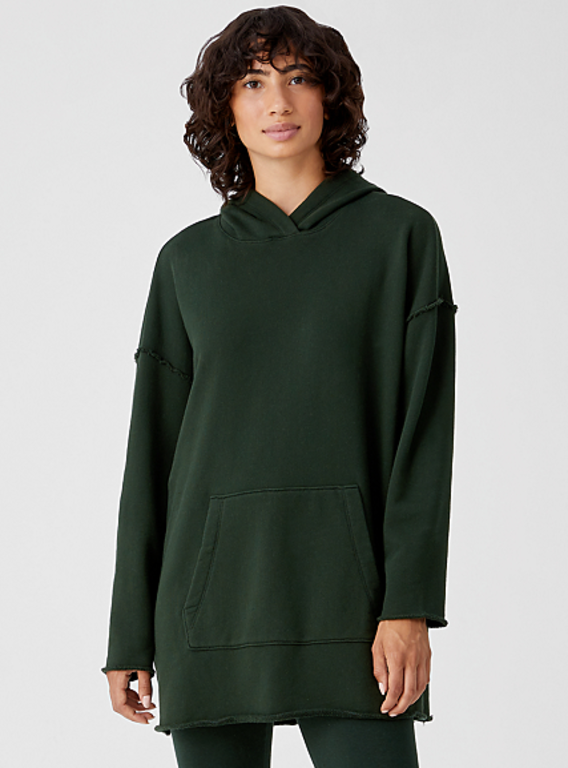EILEEN FISHER Hooded Boxy Tunic, F1AEB 