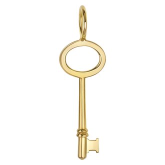 HEATHER B. MOORE 14k Yellow Gold Medium Tiny Key