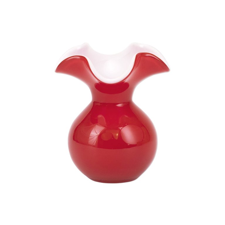 VIETRI VIETRI Hibiscus Glass Red Bud Vase