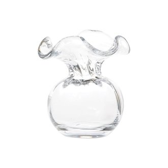 VIETRI Clear Hibiscus Bud Vase