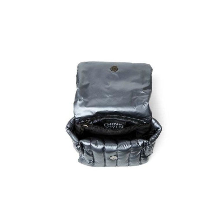 THINK ROYLN Bar Bag Ivory Patent One Size: Handbags