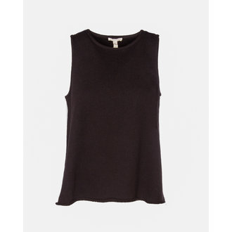 EILEEN FISHER Crew Neck Layering Tank With Slits