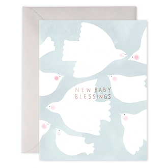 E. FRANCES PAPER E. FRANCES PAPER Baby Blessings Card
