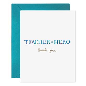E. FRANCES PAPER E. FRANCES PAPER Teacher = Hero Card