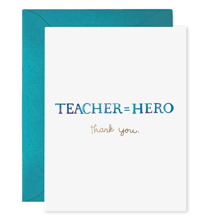 E. FRANCES PAPER E. FRANCES PAPER Teacher = Hero Card