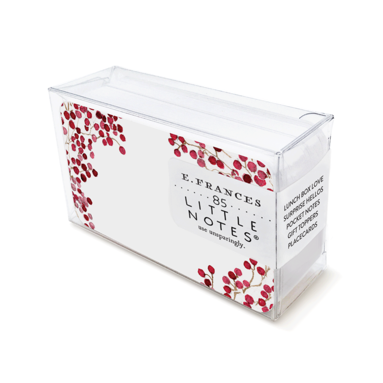 E. FRANCES PAPER E. FRANCES PAPER Red Berries Little Notes