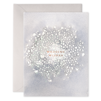 E. FRANCES PAPER E. FRANCES PAPER Wedding Wishes Card