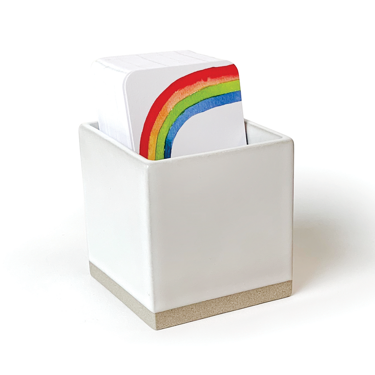 E. FRANCES PAPER E. FRANCES PAPER  Little Notes Ceramic Holder with Gift Box