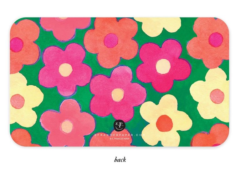 E. FRANCES PAPER E. FRANCES PAPER Retro Flowers Little Notes