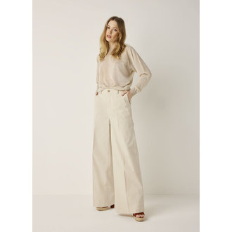 SUMMUM Crispy Cotton Palazzo Pants