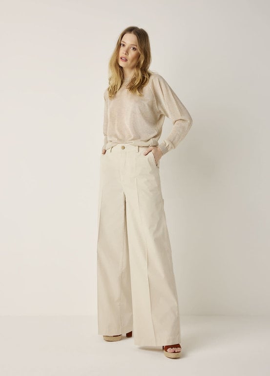 SUMMUM SUMMUM Crispy Cotton Palazzo Pants