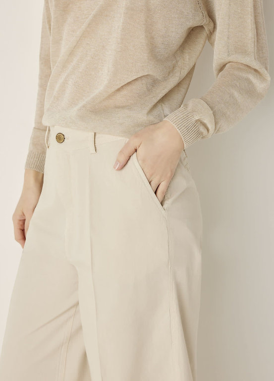 SUMMUM SUMMUM Crispy Cotton Palazzo Pants