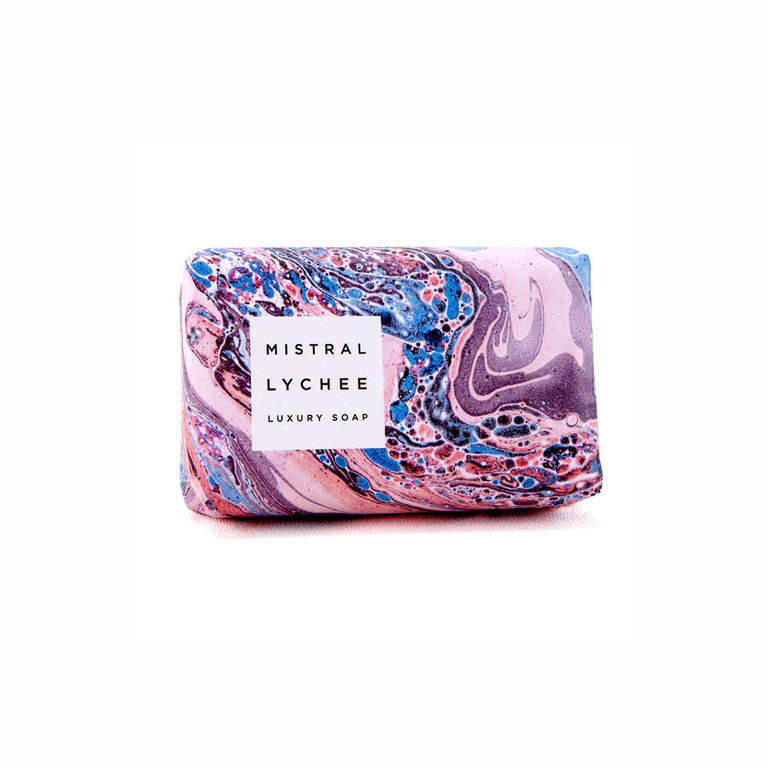 MISTRAL MISTRAL Lychee Rose Marbles Mini Bar Soap