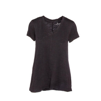 ELLIOTT LAUREN Enzyme Wash V Neck Tee