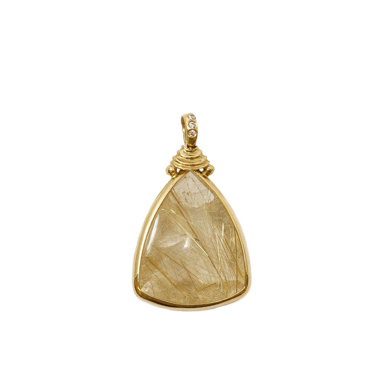 MICHAEL BONDANZA MICHAEL BONDANZA Rutilated Quartz Pendant