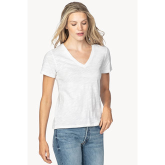 LILLA P V Neck Short Sleeve Tee