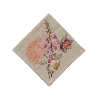 CORAL & TUSK Blush Bouquet Dinner Napkin