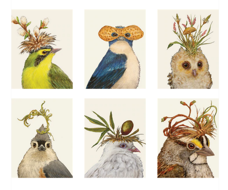 HESTER & COOK HESTER & COOK Songbird Portrait Signature Boxed Set of 6