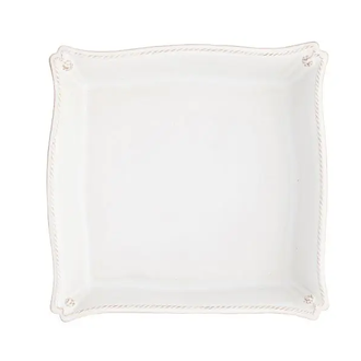 JULISKA Berry & Thread Whitewash Matzoh Plate