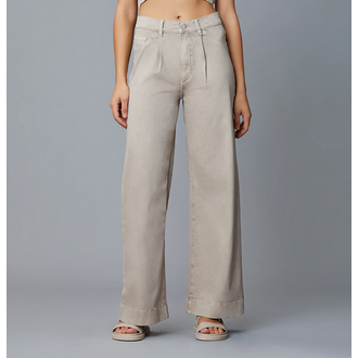 DL1961 Hepburn Pleated Wide Leg High Rise Vintage Jean