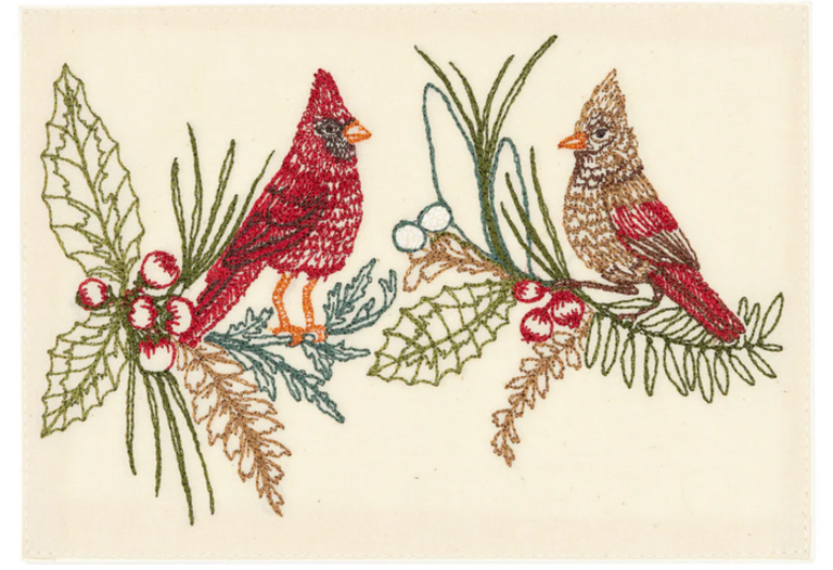 CORAL & TUSK CORAL & TUSK Christmas Cardinals Card