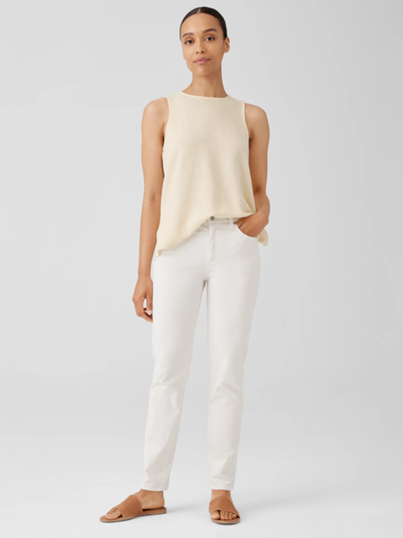 EILEEN FISHER EILEEN FISHER High Waisted Straight Ankle Jean