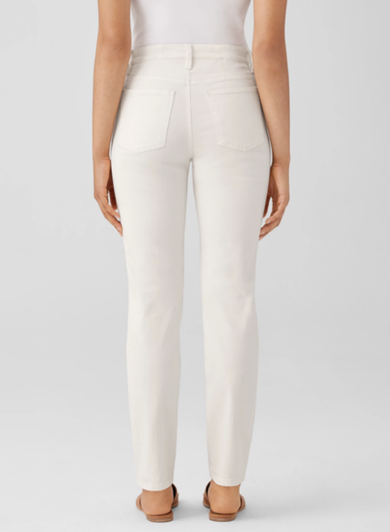 EILEEN FISHER EILEEN FISHER High Waisted Straight Ankle Jean