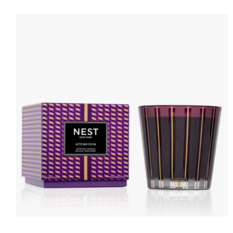 NEST Autumn Plum 3 Wick Candle