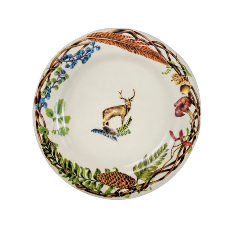 JULISKA JULISKA Forest Walk Cafe Au Lait Dessert/Salad Plate Set