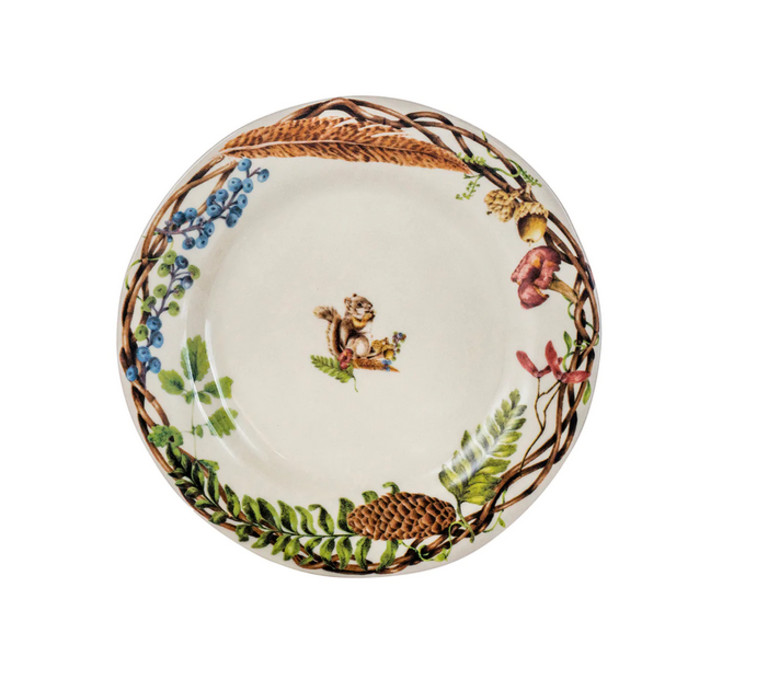 JULISKA JULISKA Forest Walk Cafe Au Lait Dessert/Salad Plate Set