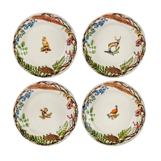 JULISKA Forest Walk Cafe Au Lait Dessert/Salad Plate Set