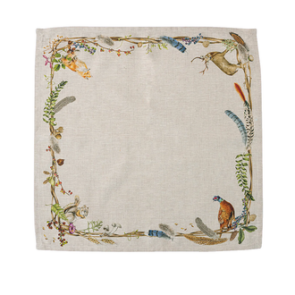 JULISKA Forest Walk Cafe Au Lait Napkin with Animals