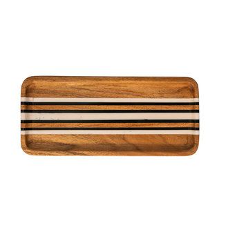 JULISKA Stonewood Stripe Rectangle Tray