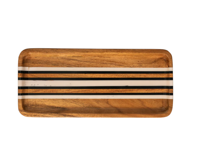 JULISKA JULISKA Stonewood Stripe Rectangle Tray