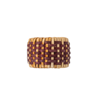 JULISKA Woven Cranberry Napkin Ring