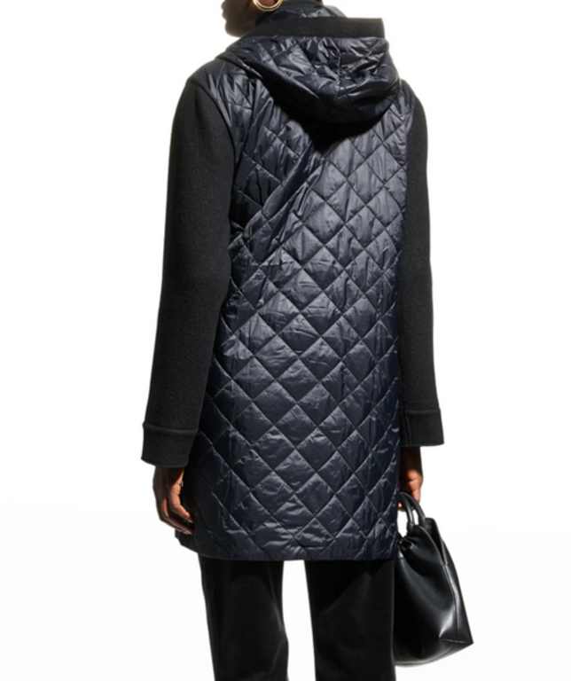 EILEEN FISHER Quilted Jacket with 