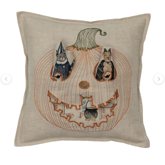 CORAL & TUSK Jack O' Lantern Pocket Pillow