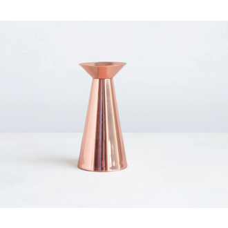 THE FLORAL SOCIETY Copper Grand Taper Medium Holder