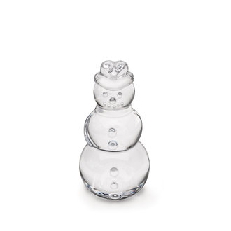 SIMON PEARCE Large Glass Snowman