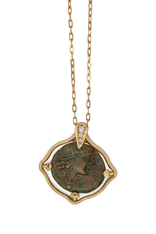 MICHAEL BONDANZA MICHAEL BONDANZA Philip V Greek Coin Necklace
