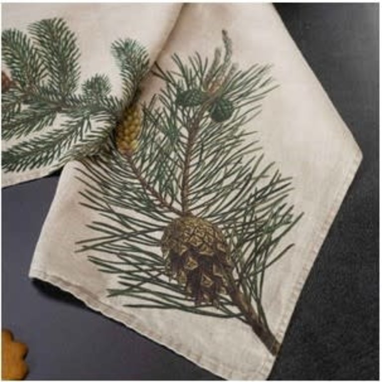 THE FRENCH FARM THE FRENCH FARM Linoroom  Spruce & Pine Linen Tea Towel, Set of 2