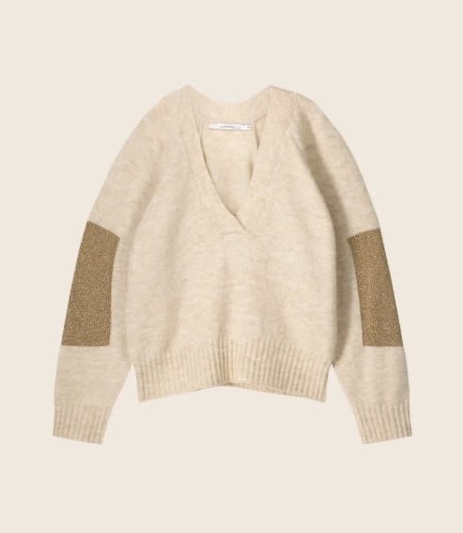 SUMMUM SUMMUM  V-Neck Wool Blend Sweater