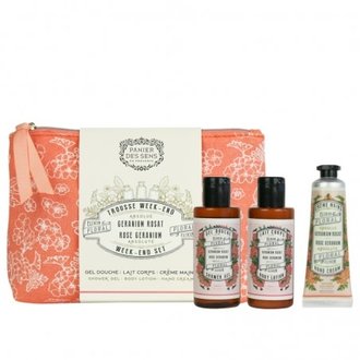 PANIER DES SENS Travel Set, Rose Geranium