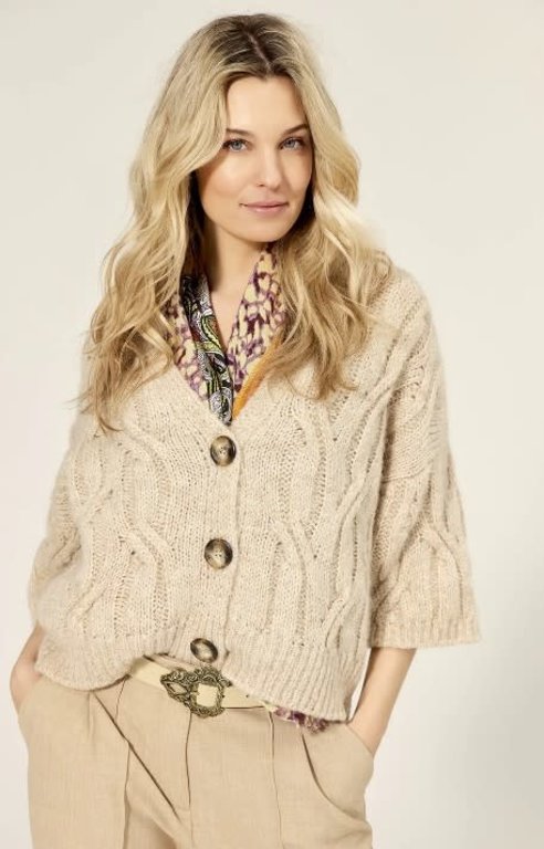 SUMMUM SUMMUM Oversize Alpaca blend cardigan