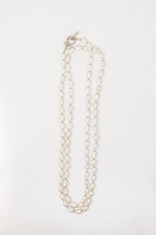 MARGO MORRISON MARGO MORRISON White Baroque Pearl Necklace