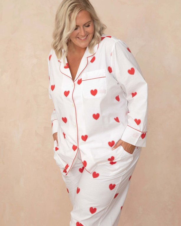 PRINTFRESH PRINTFRESH Queen of Hearts Long Sleep Set